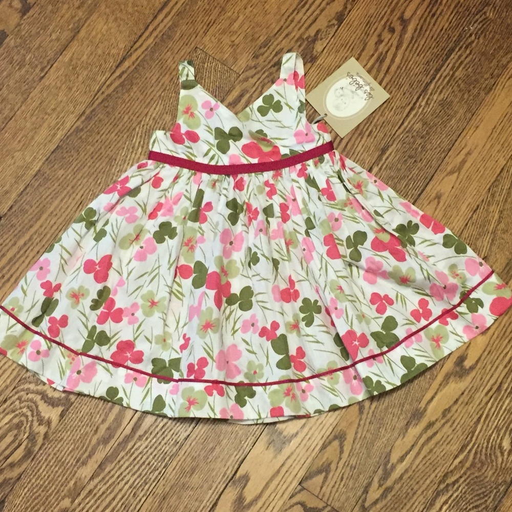Les Bebes de Floriane NWT 3M Floral Dress